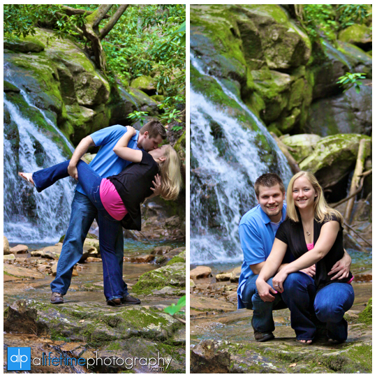 Tim + Ashley The Covered Bridge Blue Hole Falls Elizabethton, TN