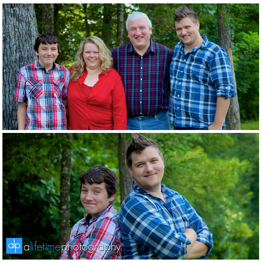 Family pictures at their cabin in Gatlinburg TN Misty mountains photographer Pigeon Forge photography-4