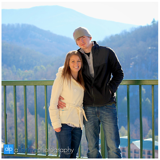 Space needle marriage proposal engagement in Gatlinburg TN photographer Pigeon Forge idea-7
