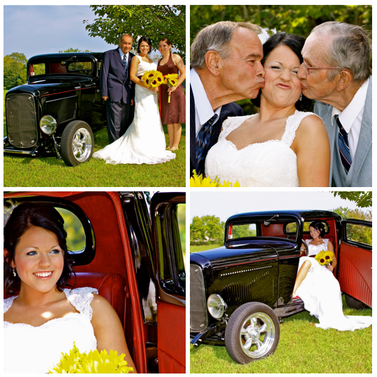 wedding old car with grandpa fall theme photography photographer